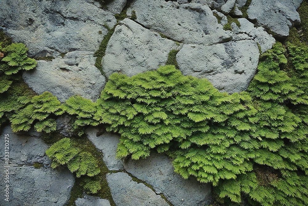 Obraz premium moss on stone