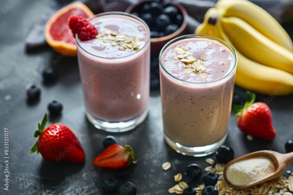 Protein shakes for exercise and muscle recovery. Protein shakes for exercise and muscle recovery.