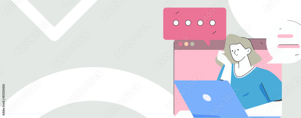 Flat vector illustration of business people operating work scene
Flat vector illustration of business people operating work scene