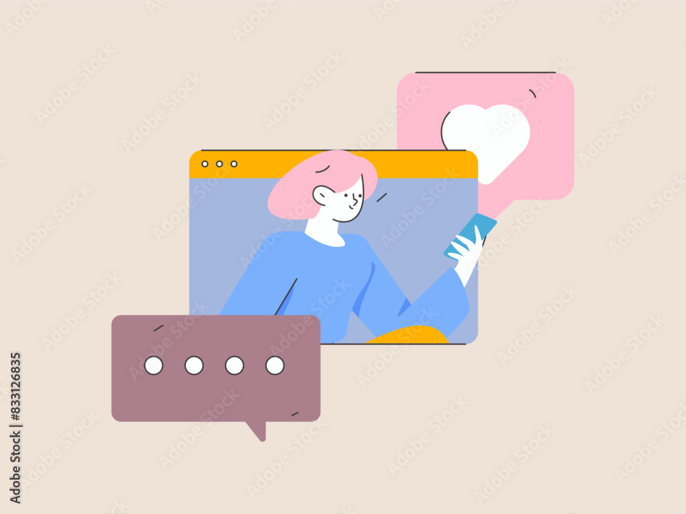 Flat vector illustration of business people operating work scene
Flat vector illustration of business people operating work scene