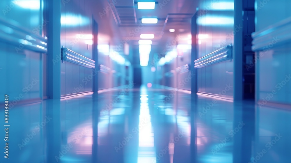 Defocused blurred technology space background Defocused blurred technology space background