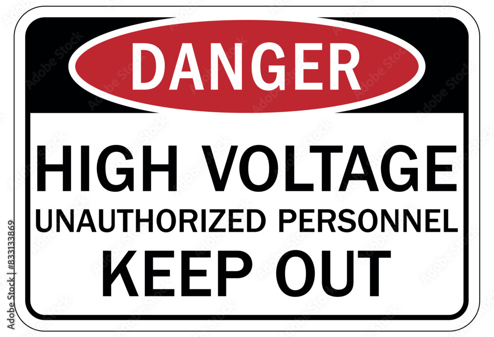 Unauthorized person keep out sign Unauthorized person keep out sign