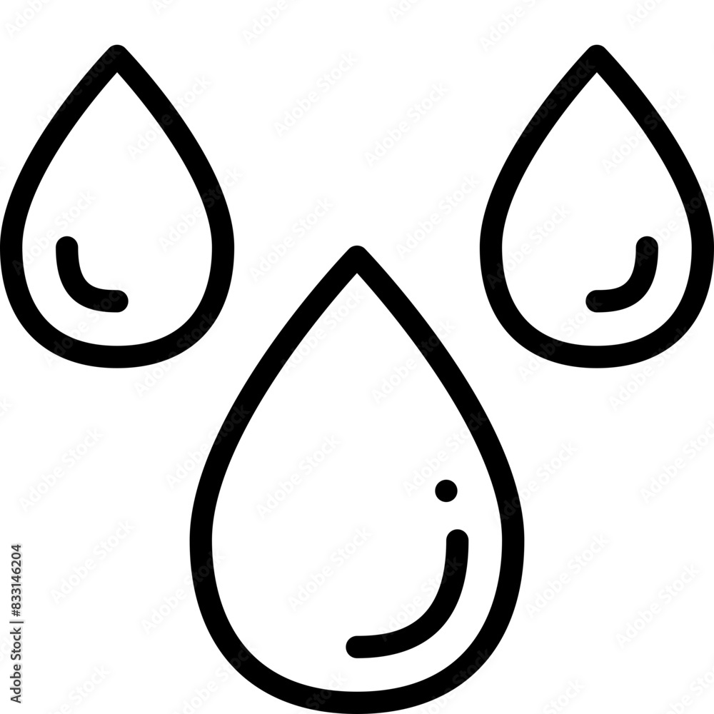 humidity line icon humidity line icon