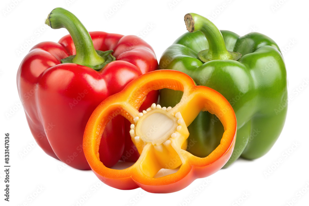 Whole Bell Pepper and Bell Pepper Ring Cut-Out
Whole Bell Pepper and Bell Pepper Ring Cut-Out