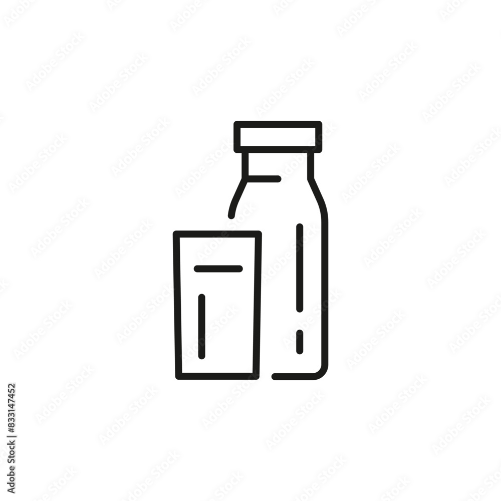 Farm milk icon. Simple farm milk icon for social media, app, and web design. Vector illustration Farm milk icon. Simple farm milk icon for social media, app, and web design. Vector illustration