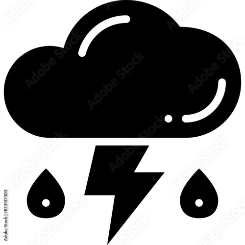 stormy solid icon