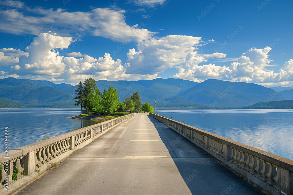 wooden bridge over the lake, feeling welcome and meditative
wooden bridge over the lake, feeling welcome and meditative