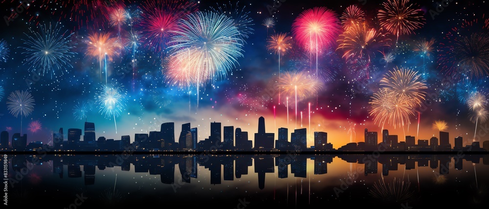 Fototapeta premium Fireworks