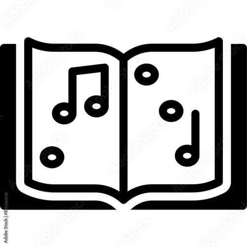 Note Book Music Icon