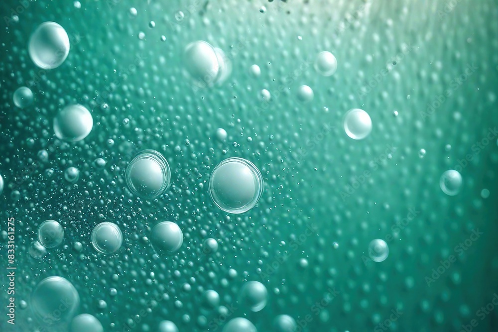 water drops on a glass surface
