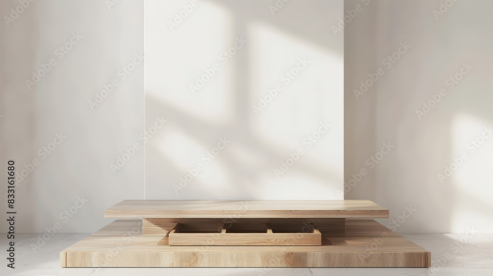 Craft a podium mockup with built-in storage compartments for organizing presentation materials. Craft a podium mockup with built-in storage compartments for organizing presentation materials.