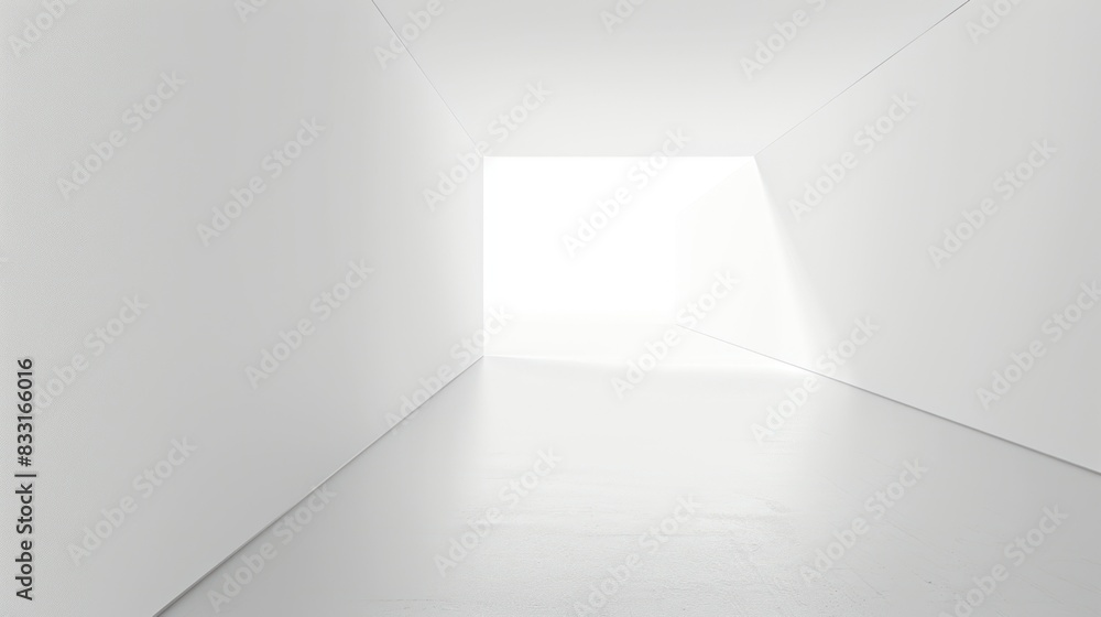 Obraz premium Simple White Background