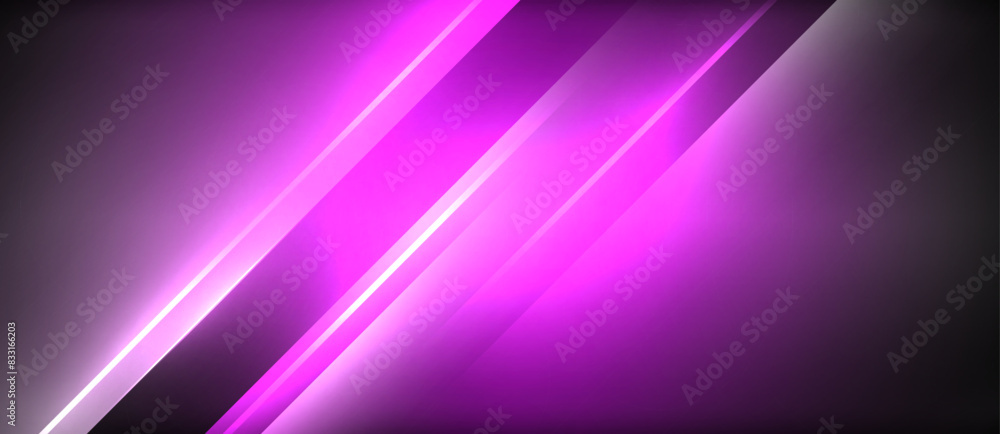 Neon dynamic diagonal light rays background. Techno digital geometric concept design for wallpaper, banner, presentation, background Neon dynamic diagonal light rays background. Techno digital geometric concept design for wallpaper, banner, presentation, background