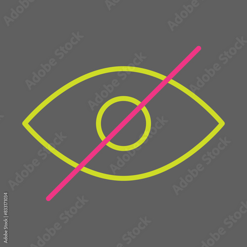 Visibility Off icon Design