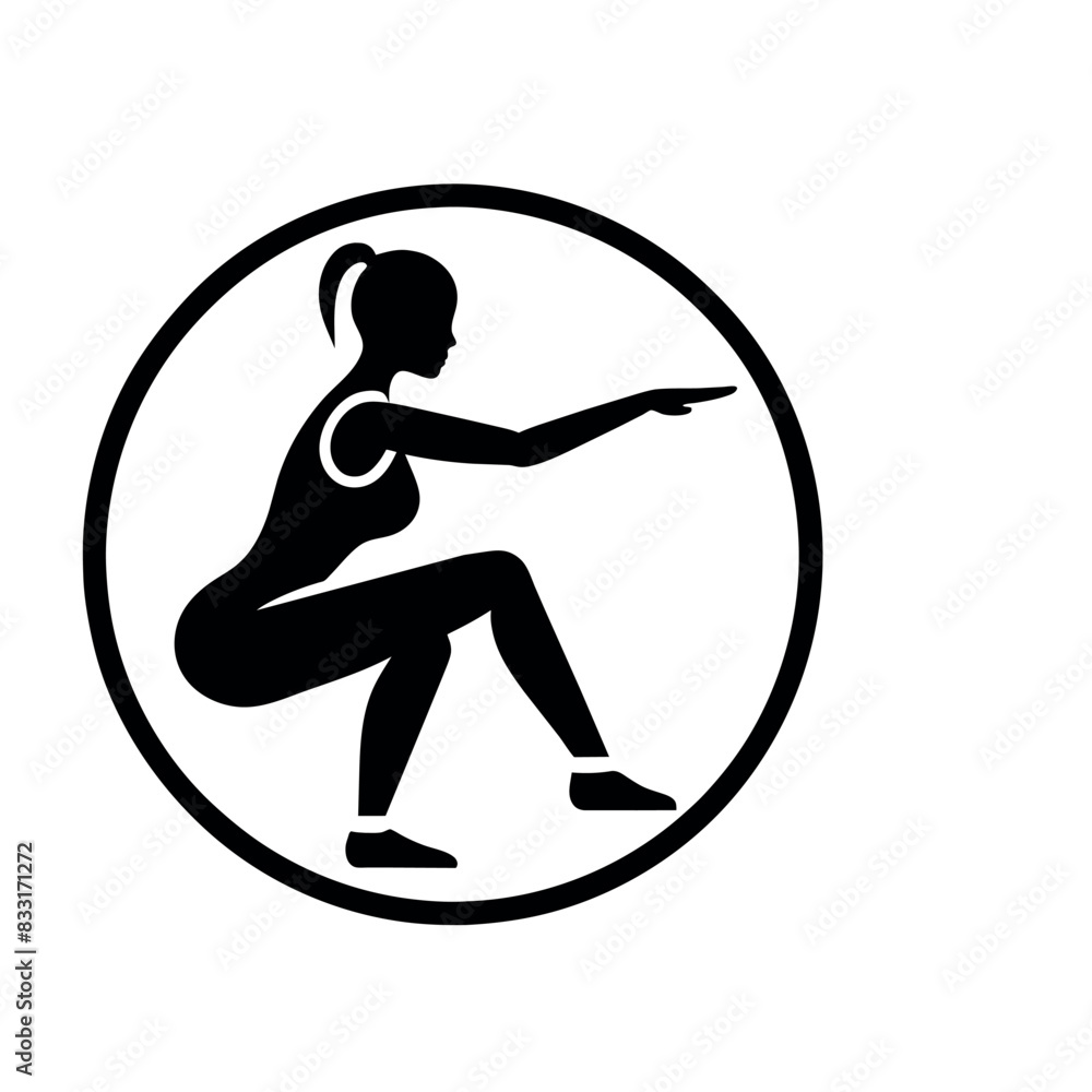 yoga logo concept vector illustration, a woman doing yoga logo vector silhouette yoga logo concept vector illustration, a woman doing yoga logo vector silhouette