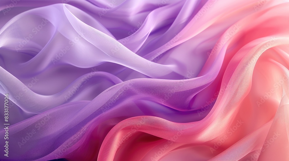 Soft Fabric Flow Abstract close-up of smooth, flowing lavender and pink fabric texture, creating a serene and elegant visual effect in soft waves, perfect for fashion or design projects Soft Fabric Flow Abstract close-up of smooth, flowing lavender and pink fabric texture, creating a serene and elegant visual effect in soft waves, perfect for fashion or design projects