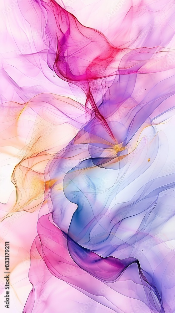 Ethereal graphic background