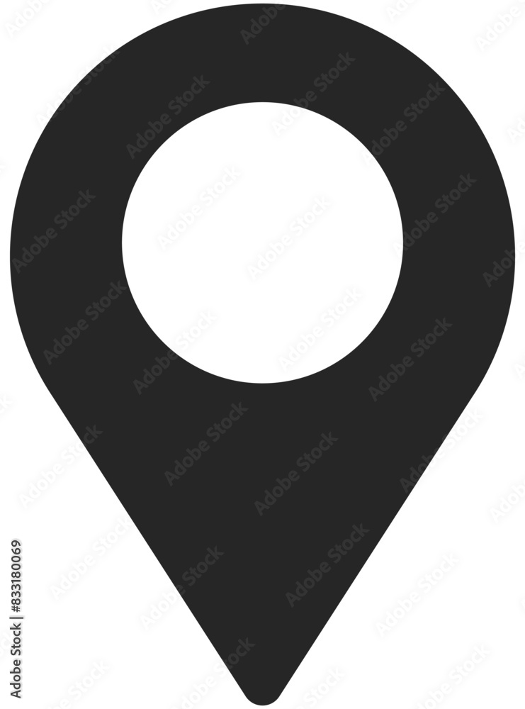 Map marker icon isolated on white background. Map marker icon isolated on white background.