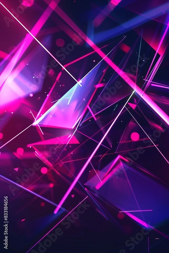 Neon graphic background
