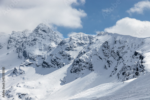 Wallpaper Mural  Winter mountain landscape in the Polish Tatra Mountains.  Torontodigital.ca