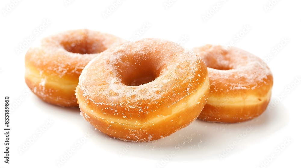 donut with sprinkles isolated on white background donut with sprinkles isolated on white background
