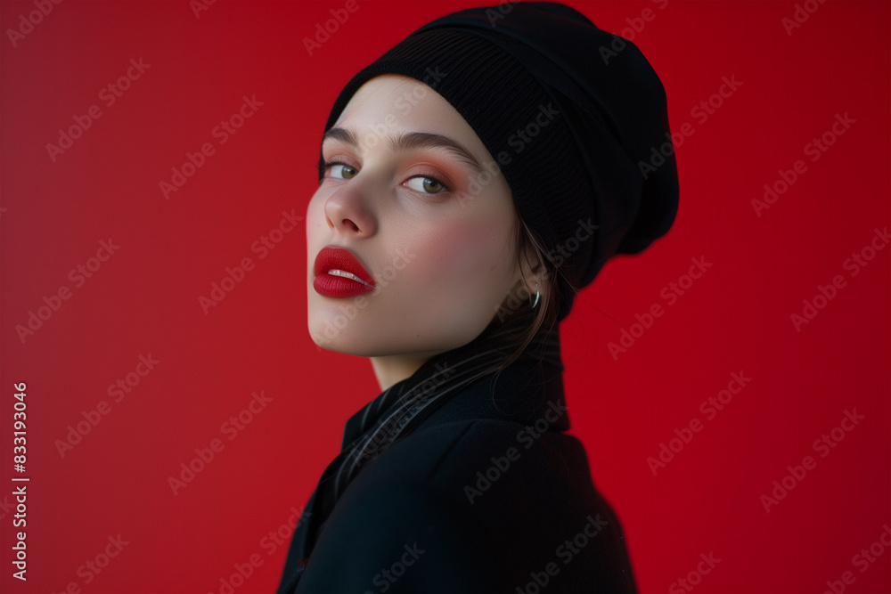 high fashion model posing isolated high fashion model posing isolated