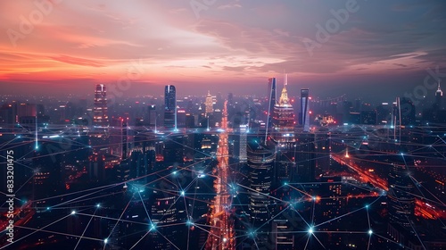 Wallpaper Mural Illustration of Processing data at the edge of the network, closer to where it is generated, to reduce latency and improve real-time decision-making. Ai Generate. Torontodigital.ca