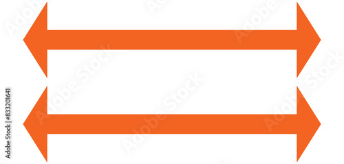 Straight long right vector arrow icon