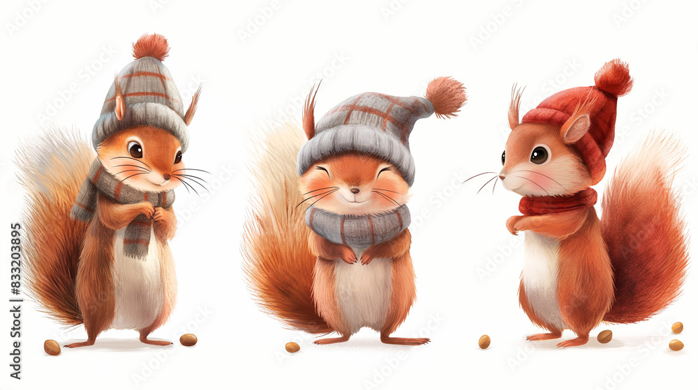 squirrel with nut squirrel with nut