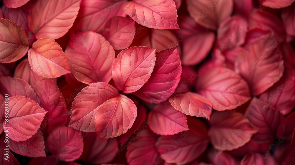Macro shot many pink leaves spread together to form a beautiful pattern. Macro shot many pink leaves spread together to form a beautiful pattern.