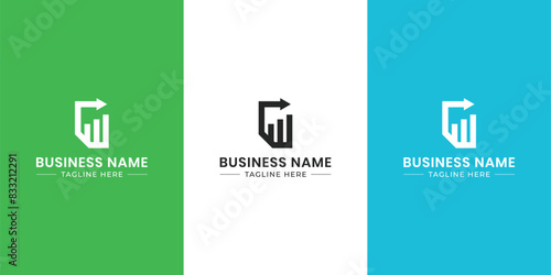 G letter financial accounting logo design