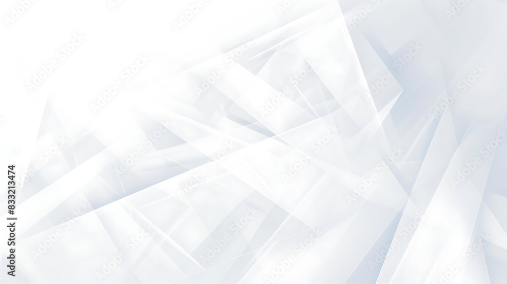 Obraz premium Abstract geometric white and gray color elegant background.