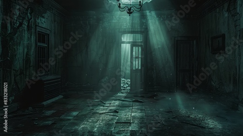 Write a scene in which a character is trapped in a dark room and must find a way to escape. 