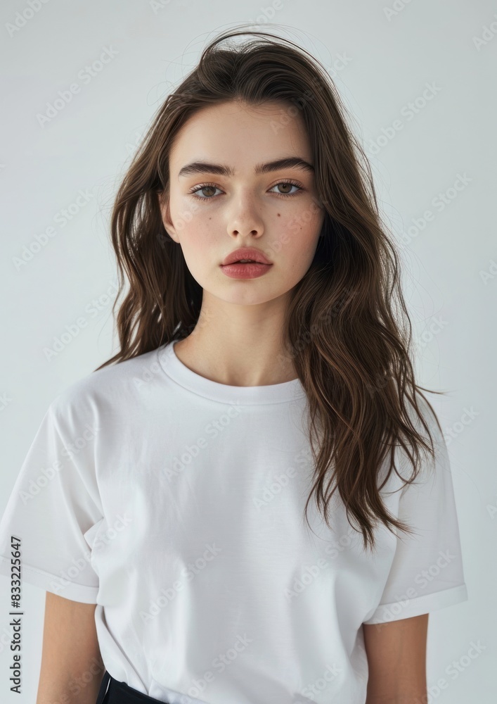 Portrait clothing blouse person. Portrait clothing blouse person.