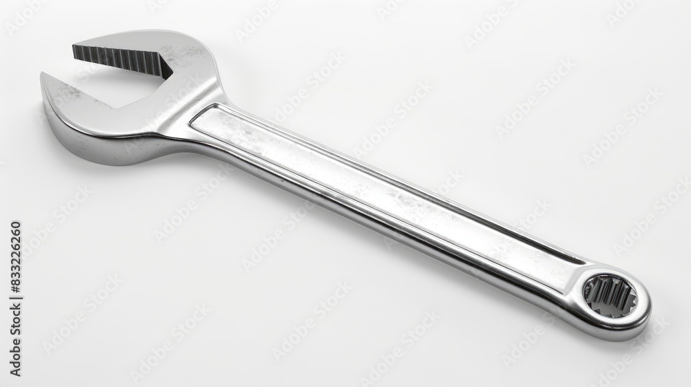 17mm wrench with white background and clipping path included 17mm wrench with white background and clipping path included