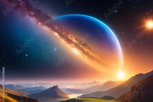 AI conceptual illustration of a Celeststial Universe