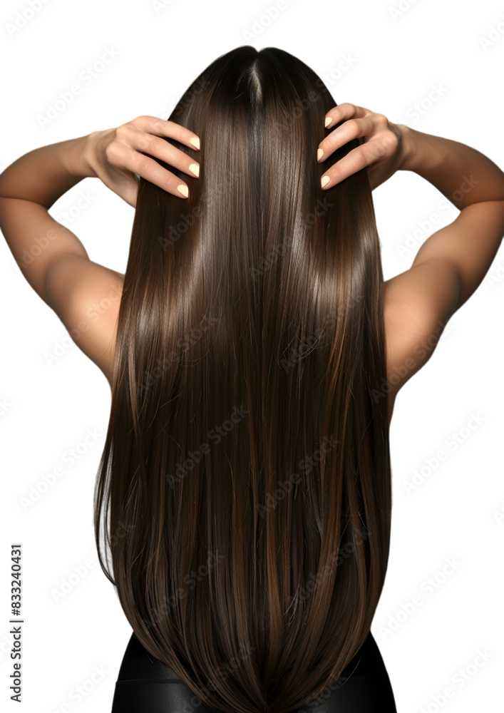 Naklejka premium woman beautyhair