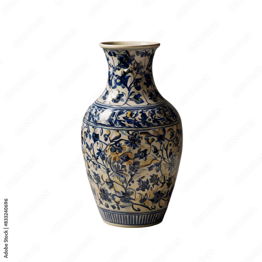 Vase art design with transparent background Vase art design with transparent background