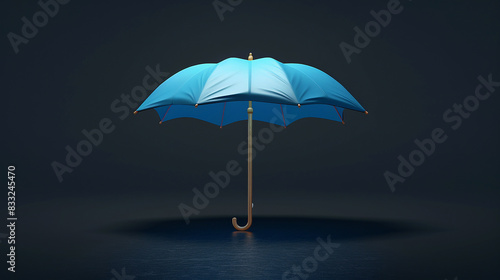 Wallpaper Mural beach umbrella emoji. summer background Torontodigital.ca