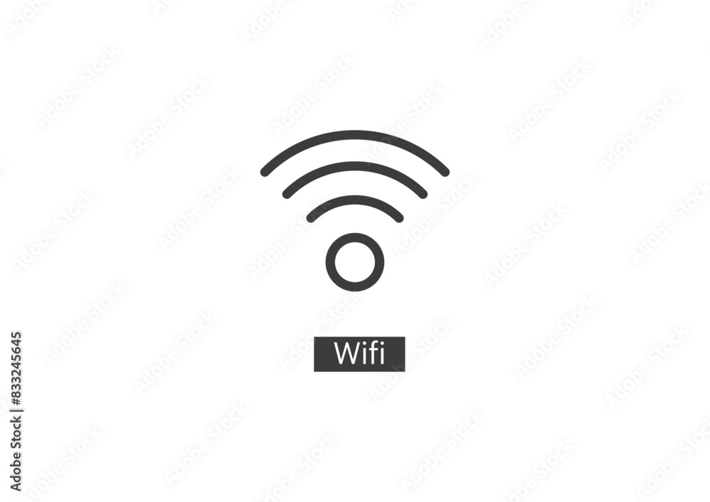 Wi-Fi, broadband, signal, connection icon in eps 10. Wi-Fi, broadband, signal, connection icon in eps 10.