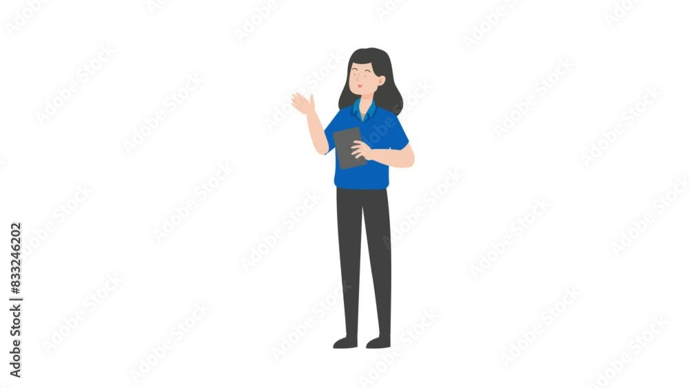 Business woman holding book Business woman holding book