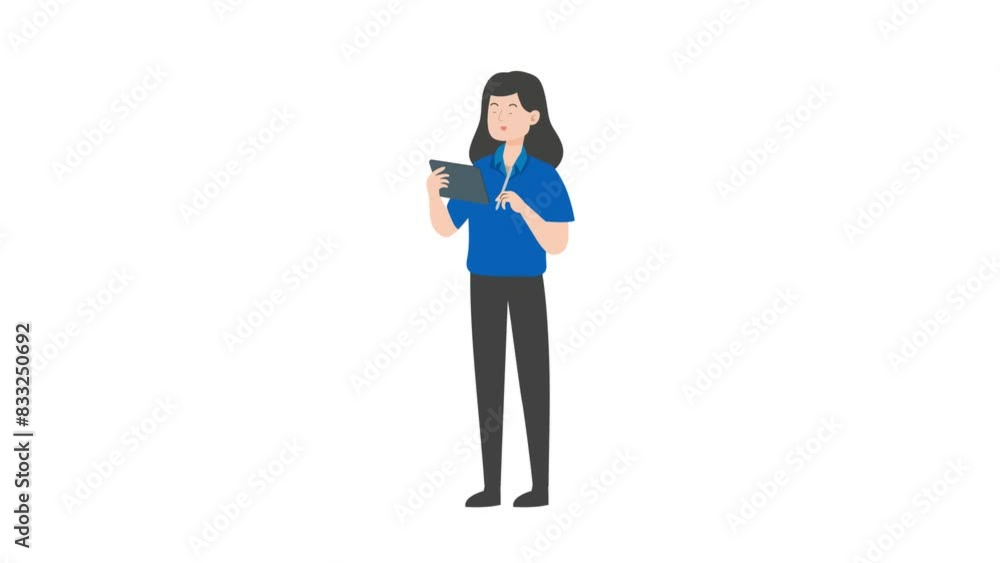 Female manager taking notes Female manager taking notes