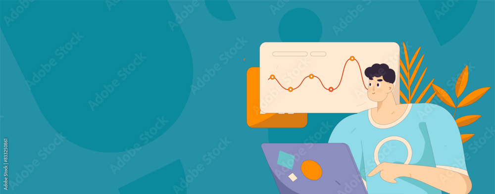 Flat vector illustration of business people operating work scene
Flat vector illustration of business people operating work scene