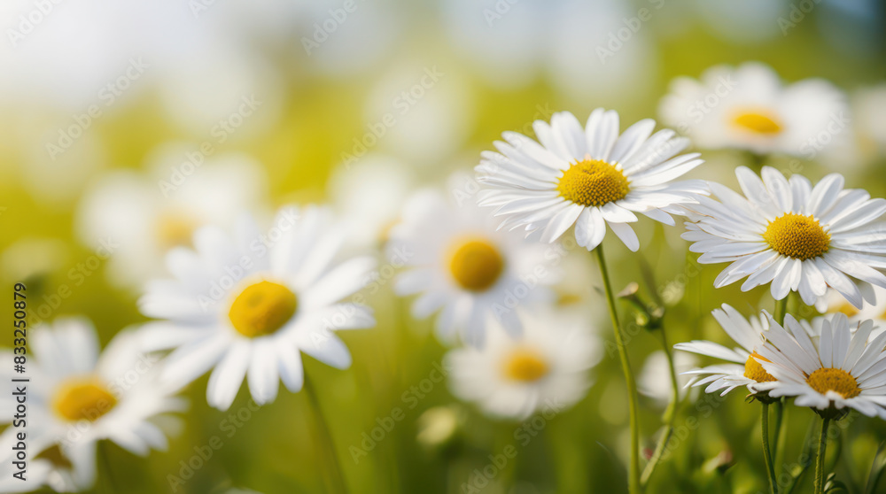 Fototapeta premium daisies in the meadow