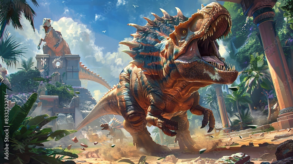 Jurassic Champions Arena: Pit your team of powerful dinosaurs against ...