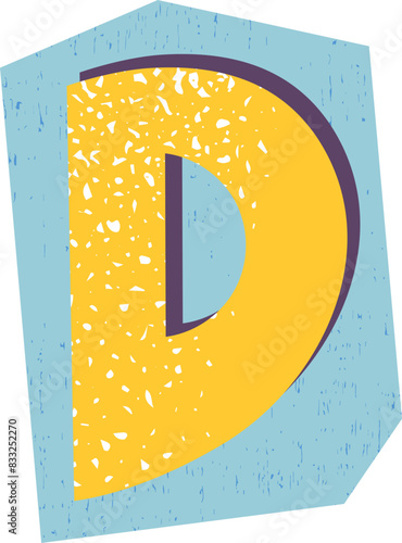 D Magazine Collage Letter Scrapbook