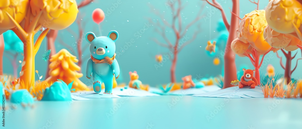 A fleeting glimpse of an ethereal spirit bear walking through a misty forest, illuminated by the golden light filtering through the trees A fleeting glimpse of an ethereal spirit bear walking through a misty forest, illuminated by the golden light filtering through the trees