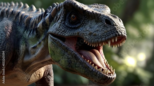 close up of a dinosaur © sasa