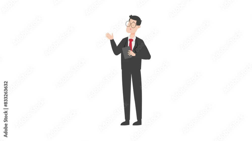 Man Holding Tablet Man Holding Tablet