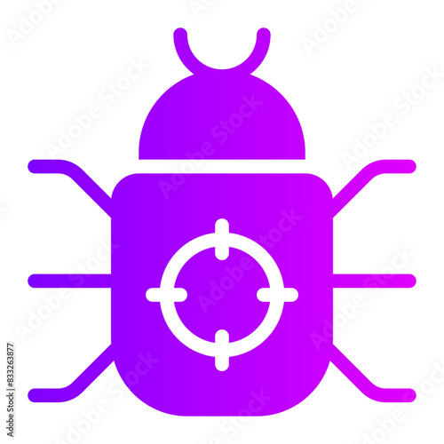 bug fixing gradient icon